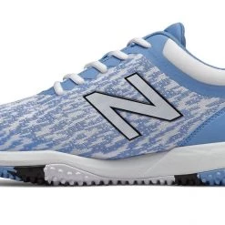 New Balance T4040v5 Turf Synthetic Mesh Shoes - Columbia Blue White