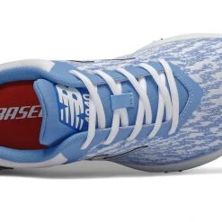 New Balance T4040v5 Turf Synthetic Mesh Shoes - Columbia Blue White 9 New Balance T4040v5 Turf Synthetic Mesh Shoes - Columbia Blue White