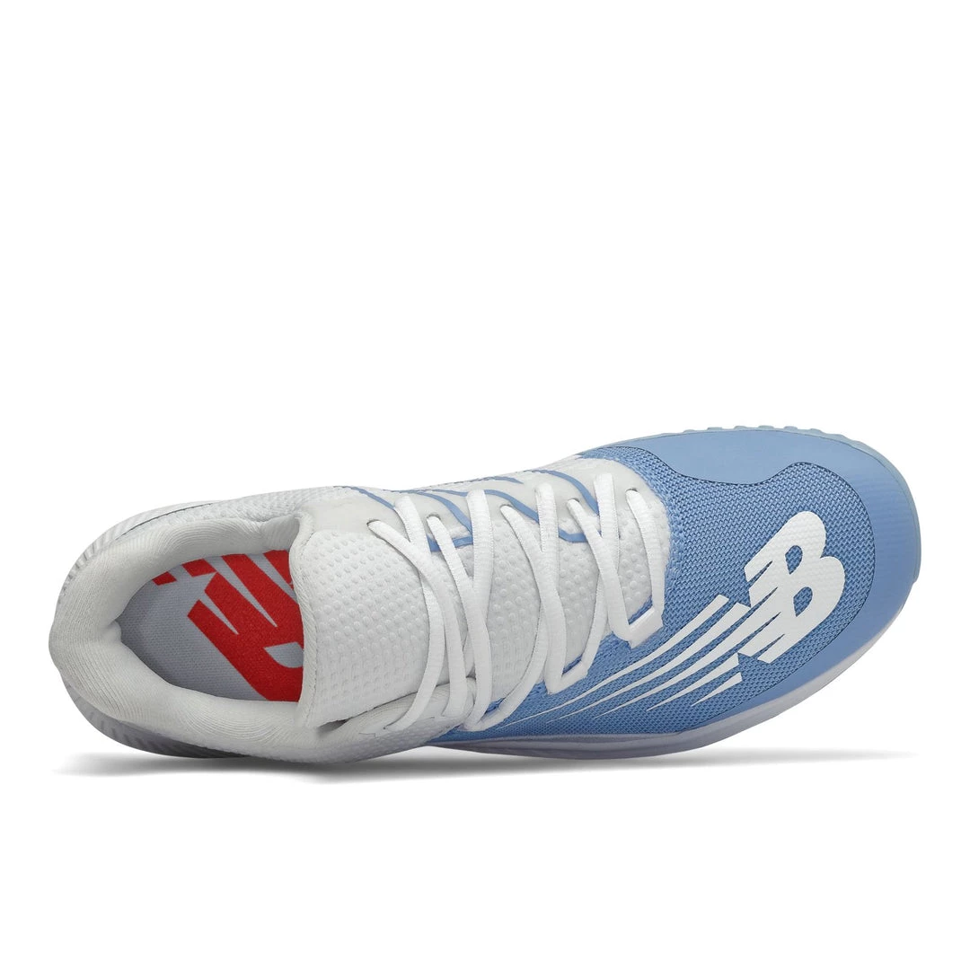 Baseball New Balance FuelCell T4040v6 Low Cut Metal Cleat - Team Carolina White 7 Baseball New Balance FuelCell T4040v6 Low Cut Metal Cleat - Team Carolina White