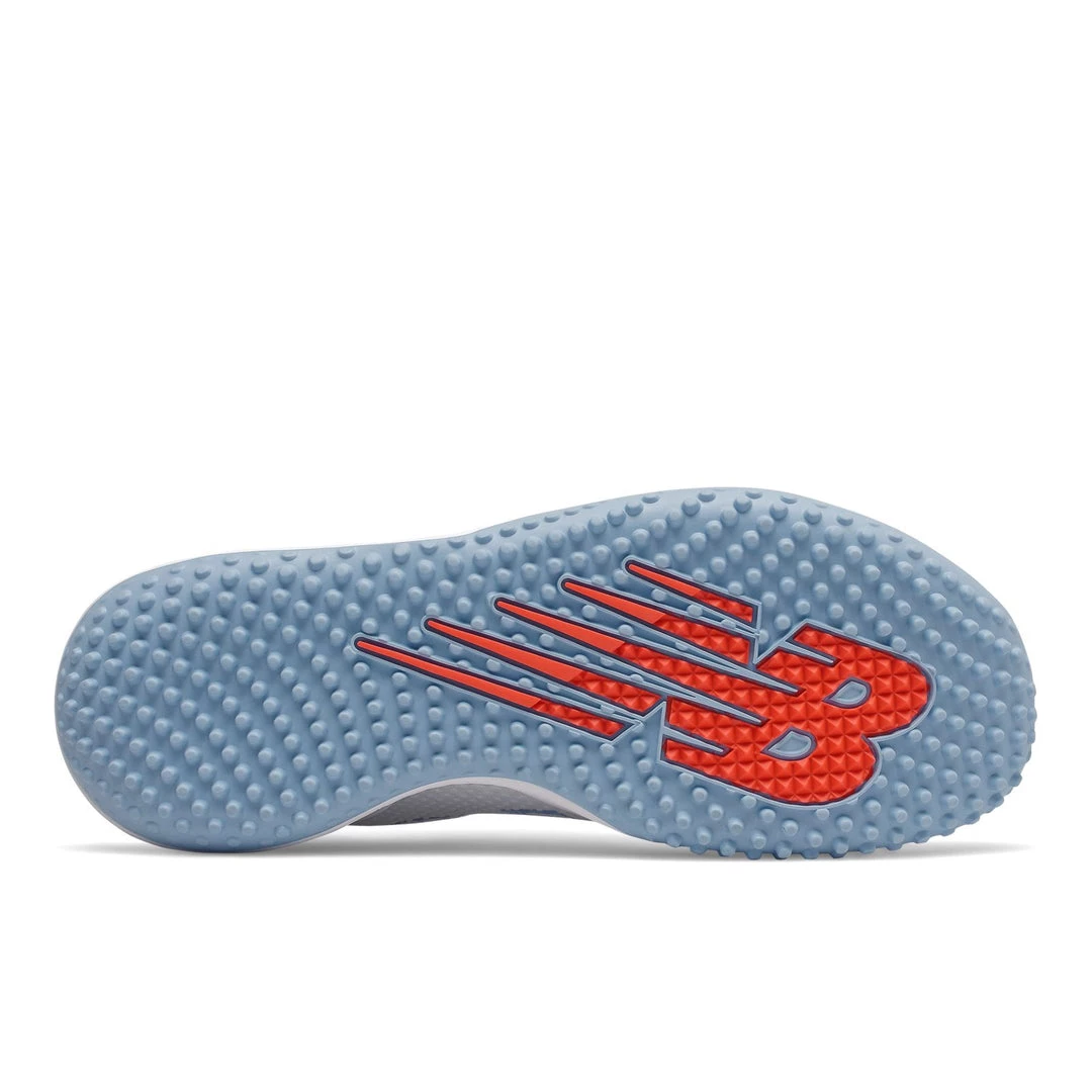 Baseball New Balance FuelCell T4040v6 Low Cut Metal Cleat - Team Carolina White 6 Baseball New Balance FuelCell T4040v6 Low Cut Metal Cleat - Team Carolina White