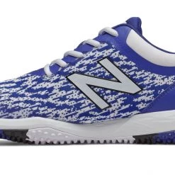 New Balance T4040v5 Turf Synthetic Mesh Shoes - Royal White