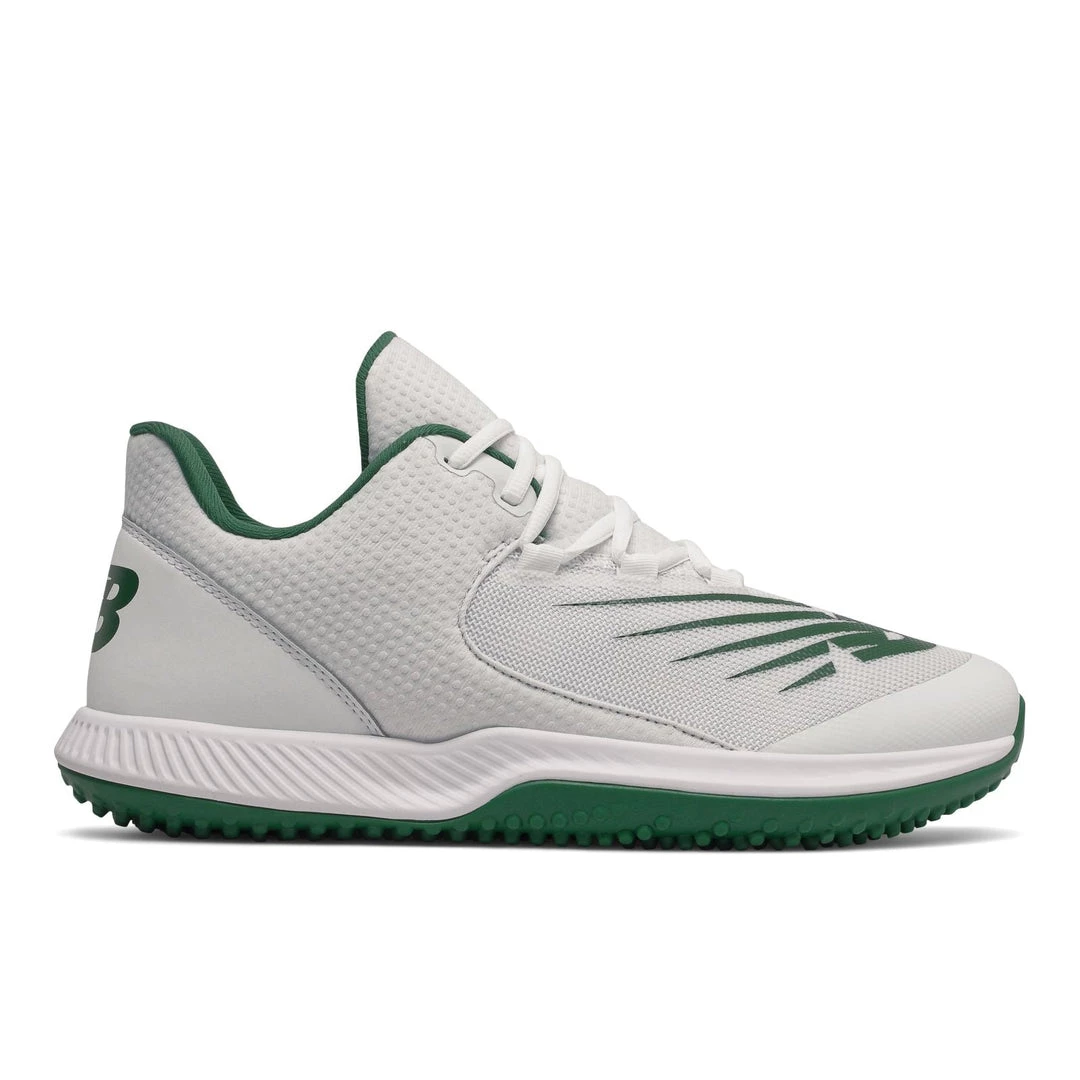 Baseball New Balance FuelCell T4040v6 Low Cut Metal Cleat - Tean Forest Green White 3 Baseball New Balance FuelCell T4040v6 Low Cut Metal Cleat - Tean Forest Green White