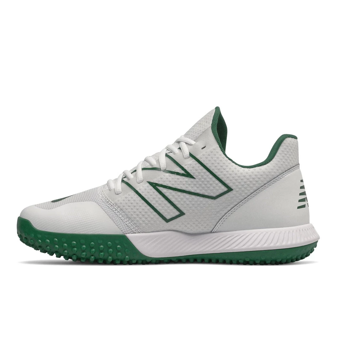 Baseball New Balance FuelCell T4040v6 Low Cut Metal Cleat - Tean Forest Green White 5 Baseball New Balance FuelCell T4040v6 Low Cut Metal Cleat - Tean Forest Green White