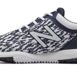 New Balance T4040v5 Turf Synthetic Mesh Shoes - Navy White
