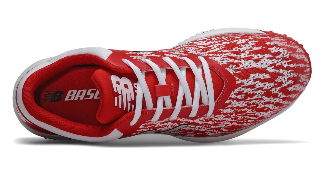 Baseball New Balance T4040v5 Turf Synthetic Mesh Shoes - Red White 6 Baseball New Balance T4040v5 Turf Synthetic Mesh Shoes - Red White
