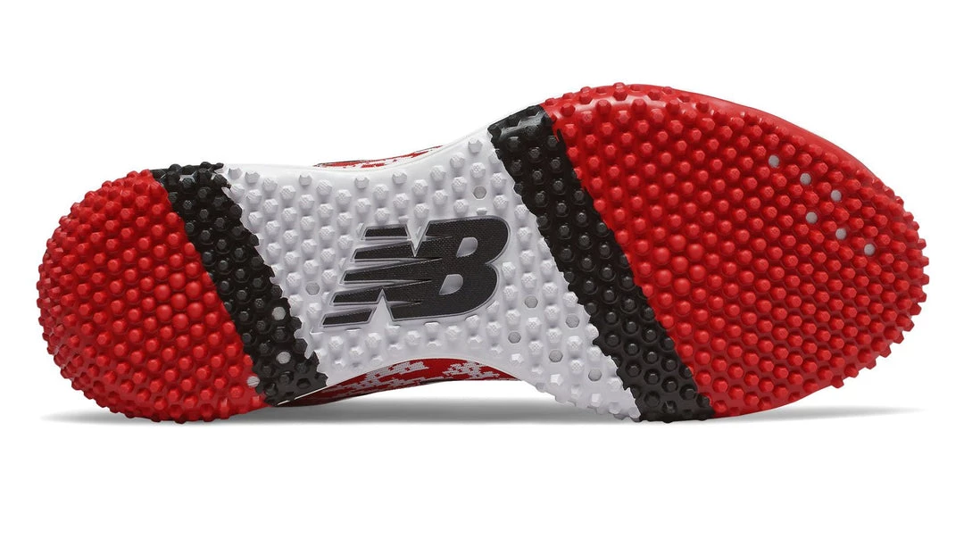 Baseball New Balance T4040v5 Turf Synthetic Mesh Shoes - Red White 5 Baseball New Balance T4040v5 Turf Synthetic Mesh Shoes - Red White