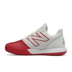 New Balance FuelCell T4040v6 Turf Synthetic Mesh Shoes - Team Red White Baseball 9 New Balance FuelCell T4040v6 Turf Synthetic Mesh Shoes - Team Red White Baseball