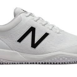 Baseball New Balance T4040v5 Turf Synthetic Mesh Shoes - White
