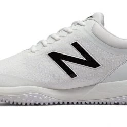 Baseball New Balance T4040v5 Turf Synthetic Mesh Shoes - White