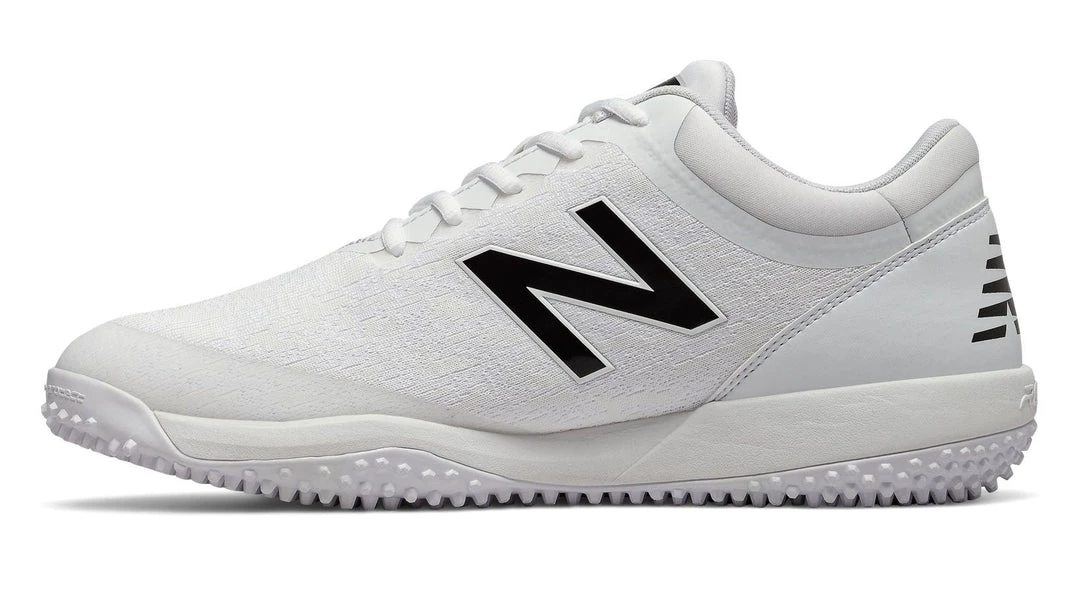 Baseball New Balance T4040v5 Turf Synthetic Mesh Shoes - White 4 Baseball New Balance T4040v5 Turf Synthetic Mesh Shoes - White