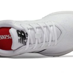 Baseball New Balance T4040v5 Turf Synthetic Mesh Shoes - White 9 Baseball New Balance T4040v5 Turf Synthetic Mesh Shoes - White