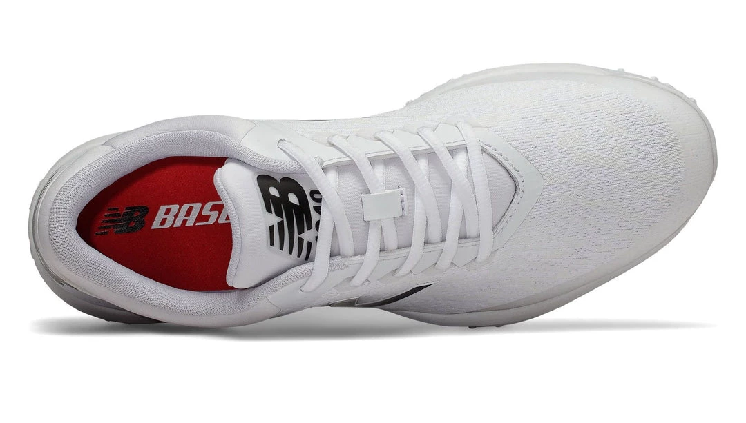 Baseball New Balance T4040v5 Turf Synthetic Mesh Shoes - White 6 Baseball New Balance T4040v5 Turf Synthetic Mesh Shoes - White