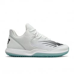 New Balance FuelCell T4040v6 Turf Synthetic Mesh Shoes - White Black