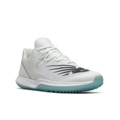 New Balance FuelCell T4040v6 Turf Synthetic Mesh Shoes - White Black