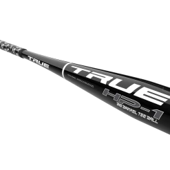 True Sports Baseball True 2020 HP-1 T-Ball (-11) Big Barrel Bat - Black White