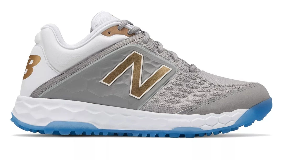New Balance Men's TS3000v4 Lets Go - Vamonos! Playoff Turf Baseball Shoe - Silver White 3 New Balance Men's TS3000v4 Lets Go - Vamonos! Playoff Turf Baseball Shoe - Silver White