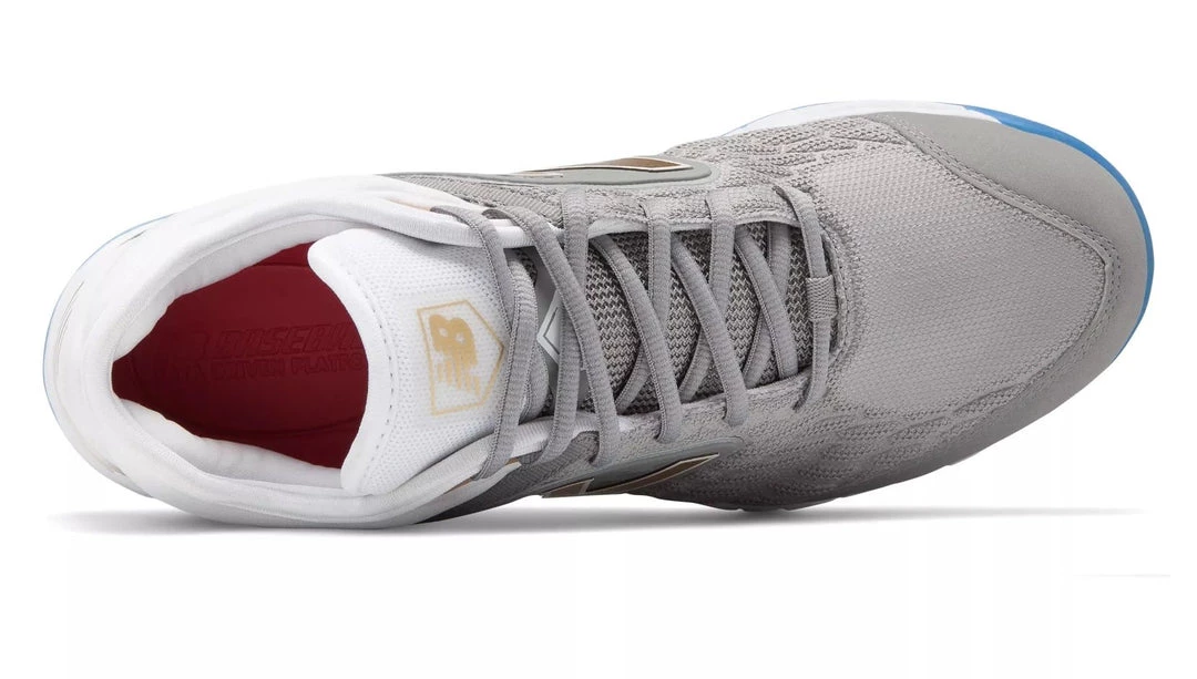 New Balance Men's TS3000v4 Lets Go - Vamonos! Playoff Turf Baseball Shoe - Silver White 6 New Balance Men's TS3000v4 Lets Go - Vamonos! Playoff Turf Baseball Shoe - Silver White