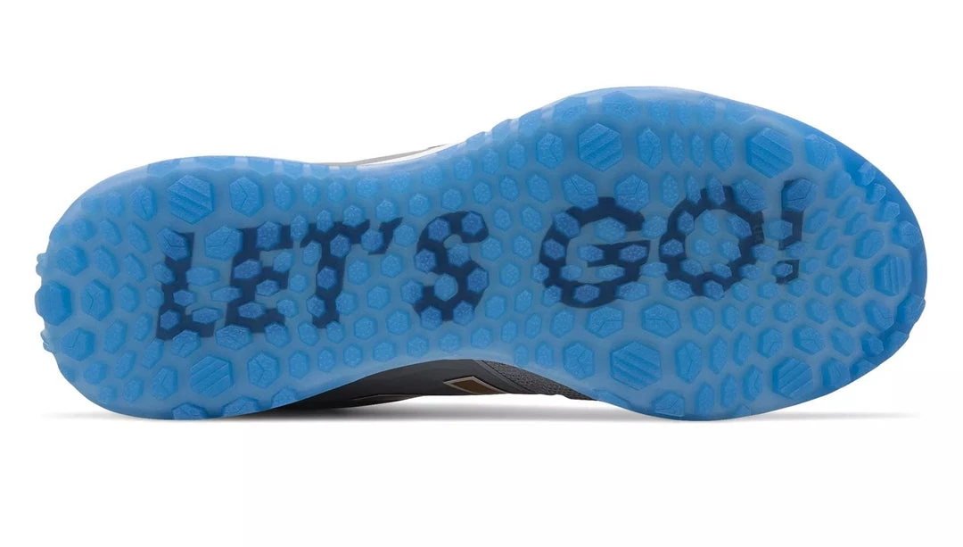 New Balance Men's TS3000v4 Lets Go - Vamonos! Playoff Turf Baseball Shoe - Silver White 5 New Balance Men's TS3000v4 Lets Go - Vamonos! Playoff Turf Baseball Shoe - Silver White