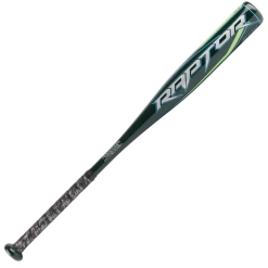 Rawlings Raptor (-10) USA Approved Bat - Black Green Baseball