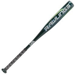Rawlings Raptor (-10) USA Approved Bat - Black Green Baseball