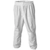 Alleson Double Knit Pull Up Youth Baseball Pants - White