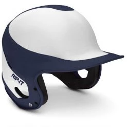 Rip-It Baseball Fit Batting Helmets - White Navy