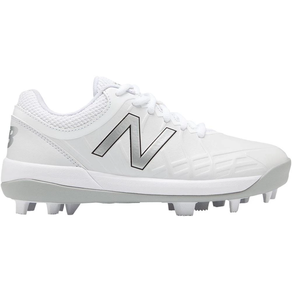 New Balance Youth J4040v5 Molded Baseball Cleats - White 3 New Balance Youth J4040v5 Molded Baseball Cleats - White