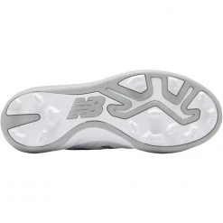 New Balance Youth J4040v5 Molded Baseball Cleats - White 8 New Balance Youth J4040v5 Molded Baseball Cleats - White