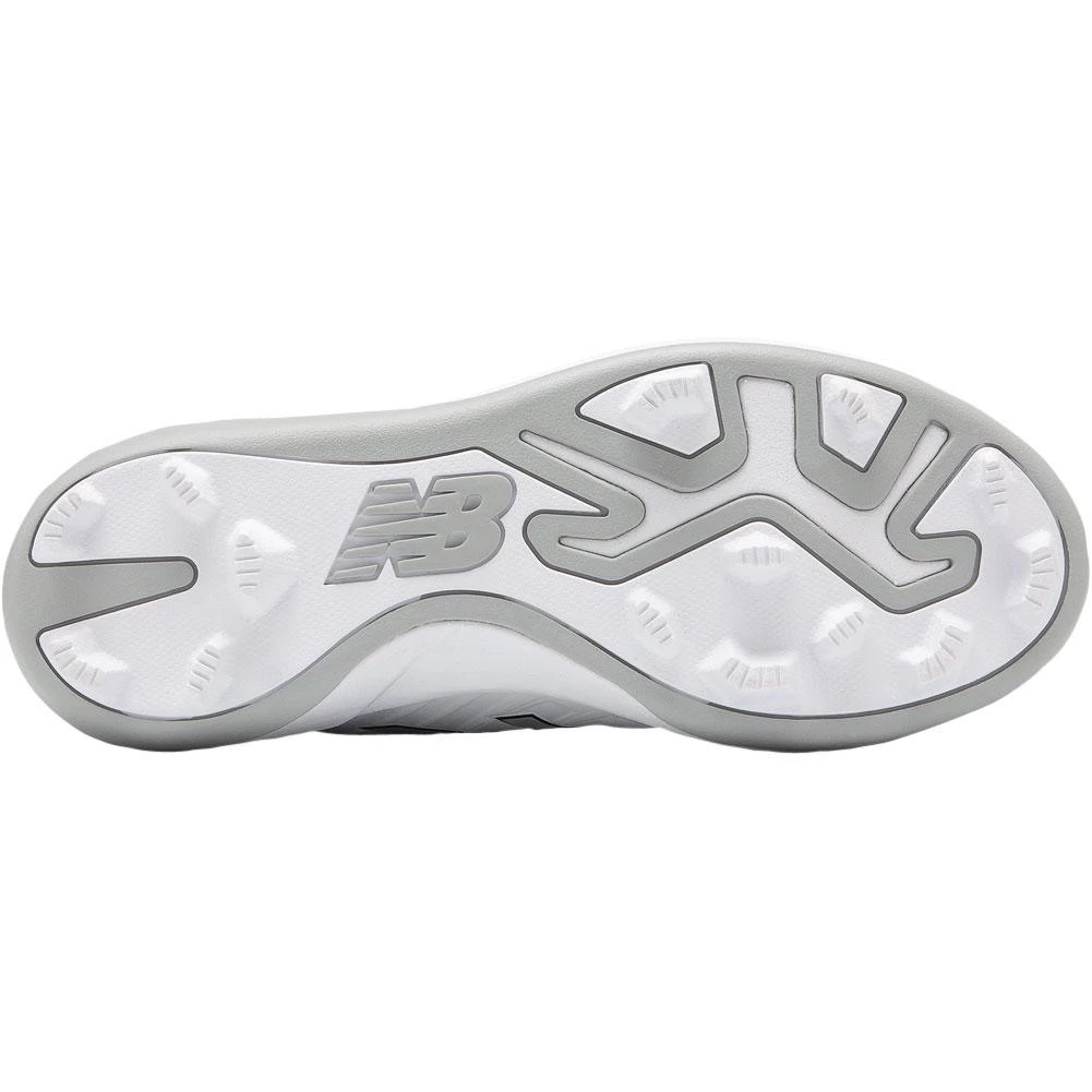 New Balance Youth J4040v5 Molded Baseball Cleats - White 5 New Balance Youth J4040v5 Molded Baseball Cleats - White