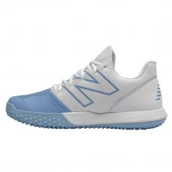 New Balance FuelCell T4040v6 Turf Synthetic Mesh Shoes - Team Carolina White 9 New Balance FuelCell T4040v6 Turf Synthetic Mesh Shoes - Team Carolina White