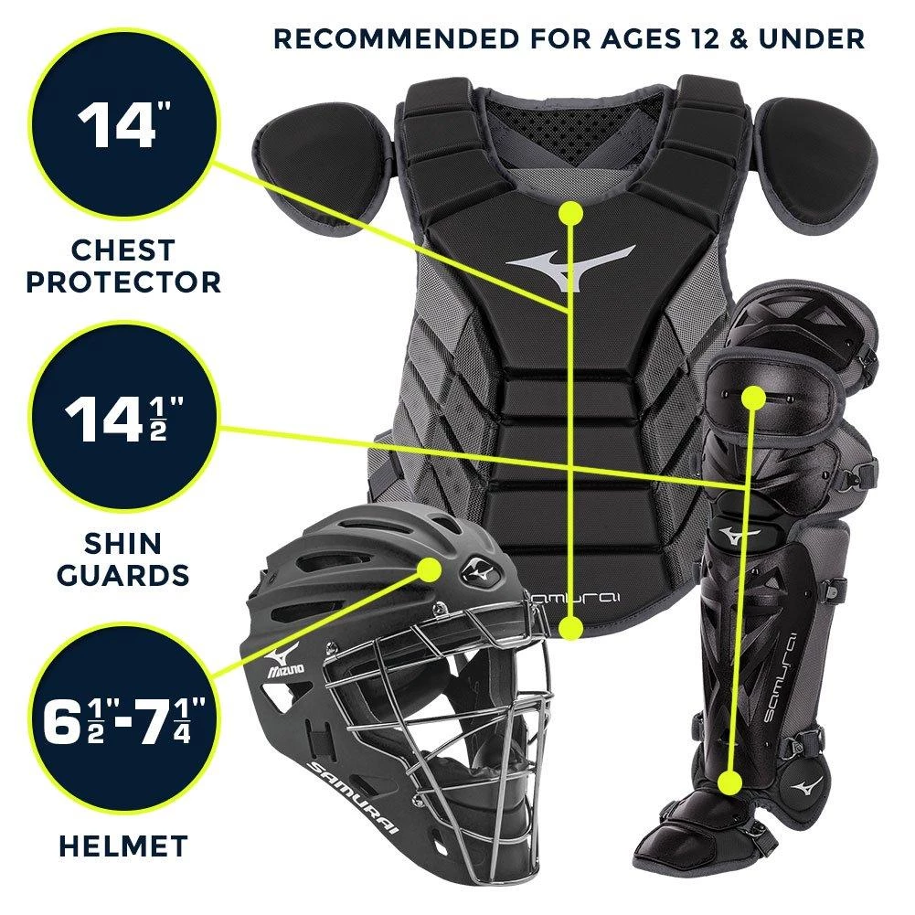 Mizuno Youth Samurai Box Set 380420 - Black Cardinal 4 Mizuno Youth Samurai Box Set 380420 - Black Cardinal