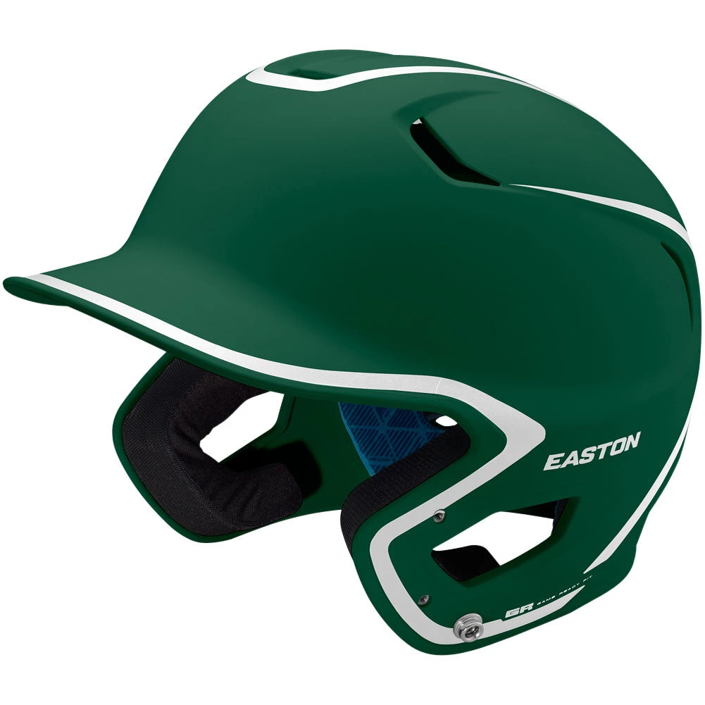 Easton Z5 2.0 Matte Two-Tone Batting Helmet - Green White 3 Easton Z5 2.0 Matte Two-Tone Batting Helmet - Green White
