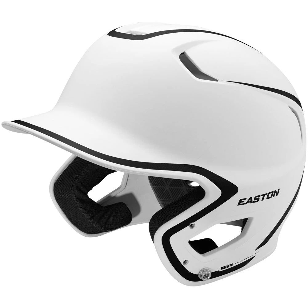 Easton Z5 2.0 Matte Two-Tone Batting Helmet - White Black 3 Easton Z5 2.0 Matte Two-Tone Batting Helmet - White Black