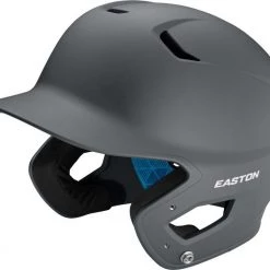 Easton Z5 Matte Solid Batting Helmet - Charcoal