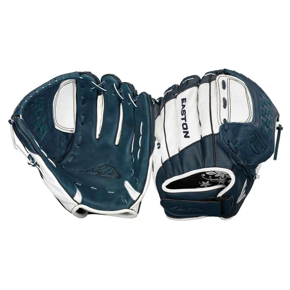 Easton Z-Flex ZFXFP 1100NYWH 11.00" Utility Fastpitch Glove - Navy White Softball 3 Easton Z-Flex ZFXFP 1100NYWH 11.00" Utility Fastpitch Glove - Navy White Softball